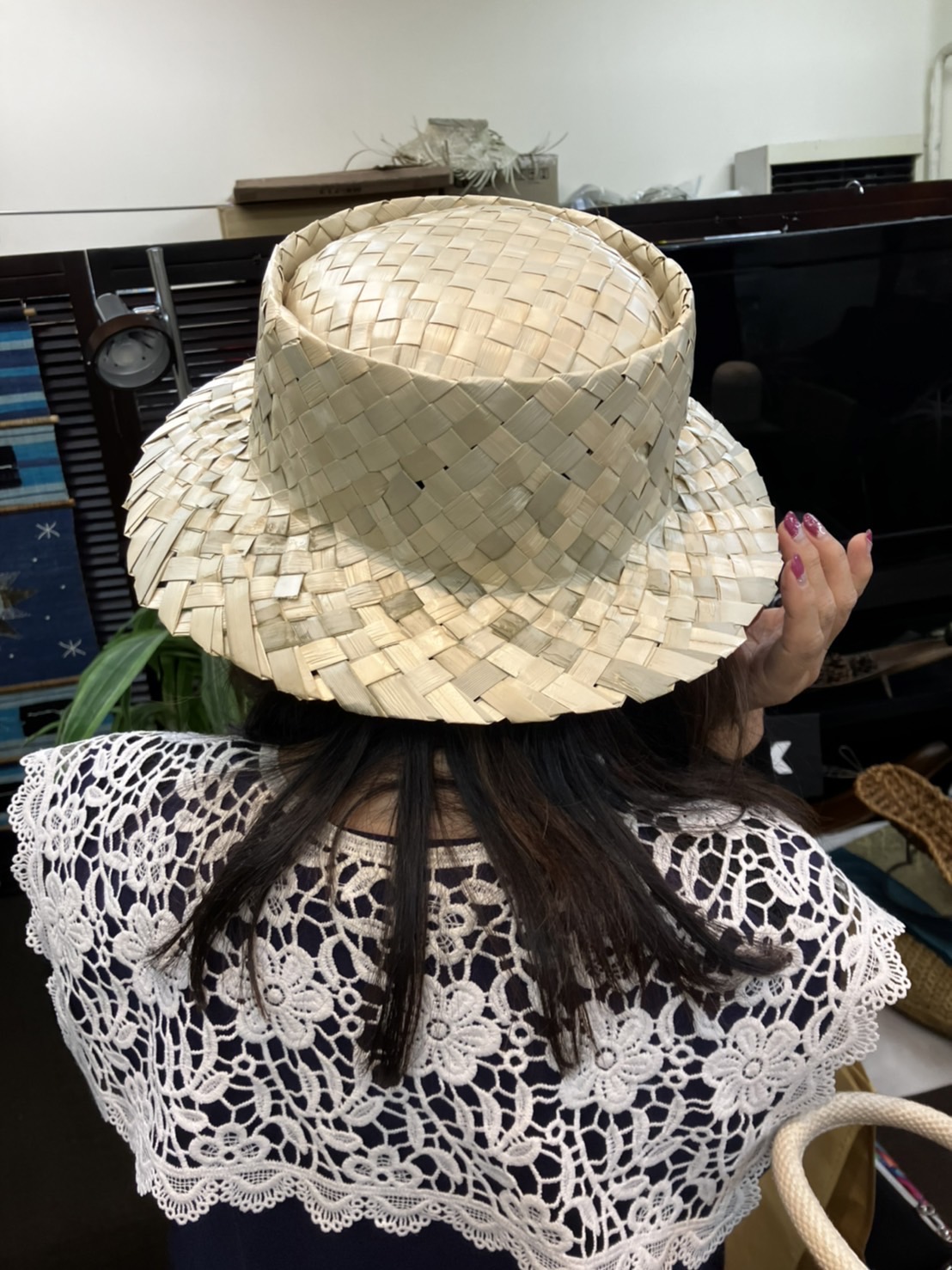 8月 ラウハラ ワークショップ＆編み会│アダンの葉 帽子編み体験